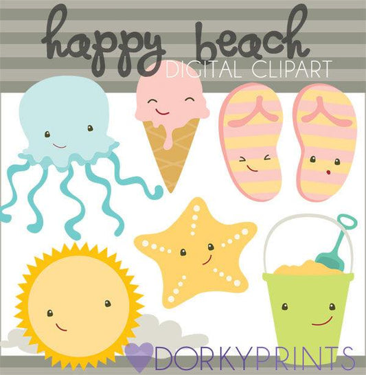 Cute Beach Summer Clipart