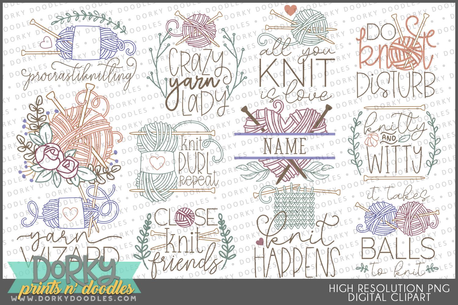 knit clipart