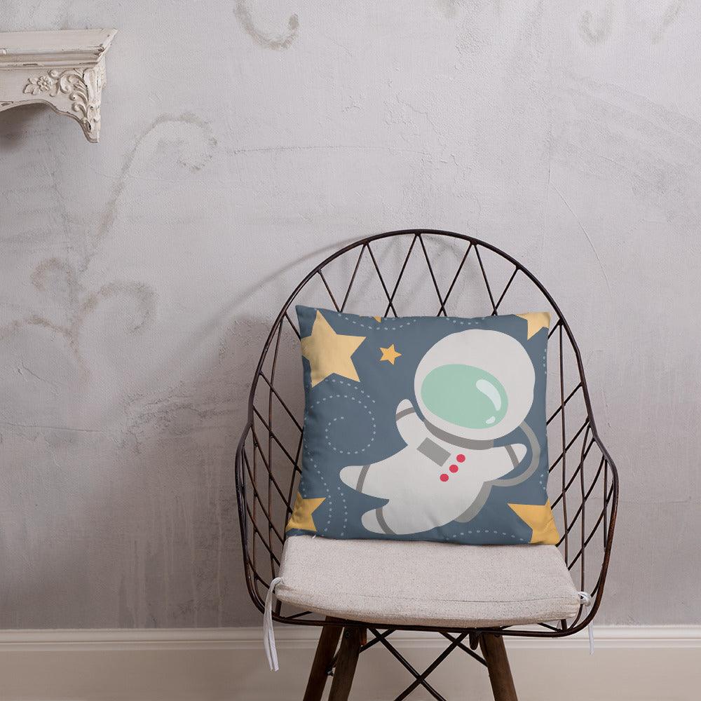 Cute Outer Space Earth Pillow