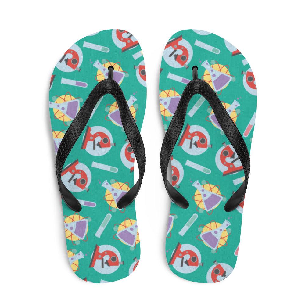 Cute Science Flip Flops