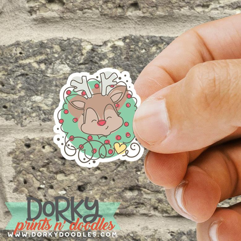 Cute Sketchy Christmas Stickers Sheet