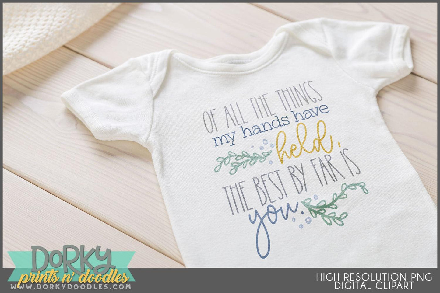 Cute Wordart for Babies Clipart - Dorky Doodles
