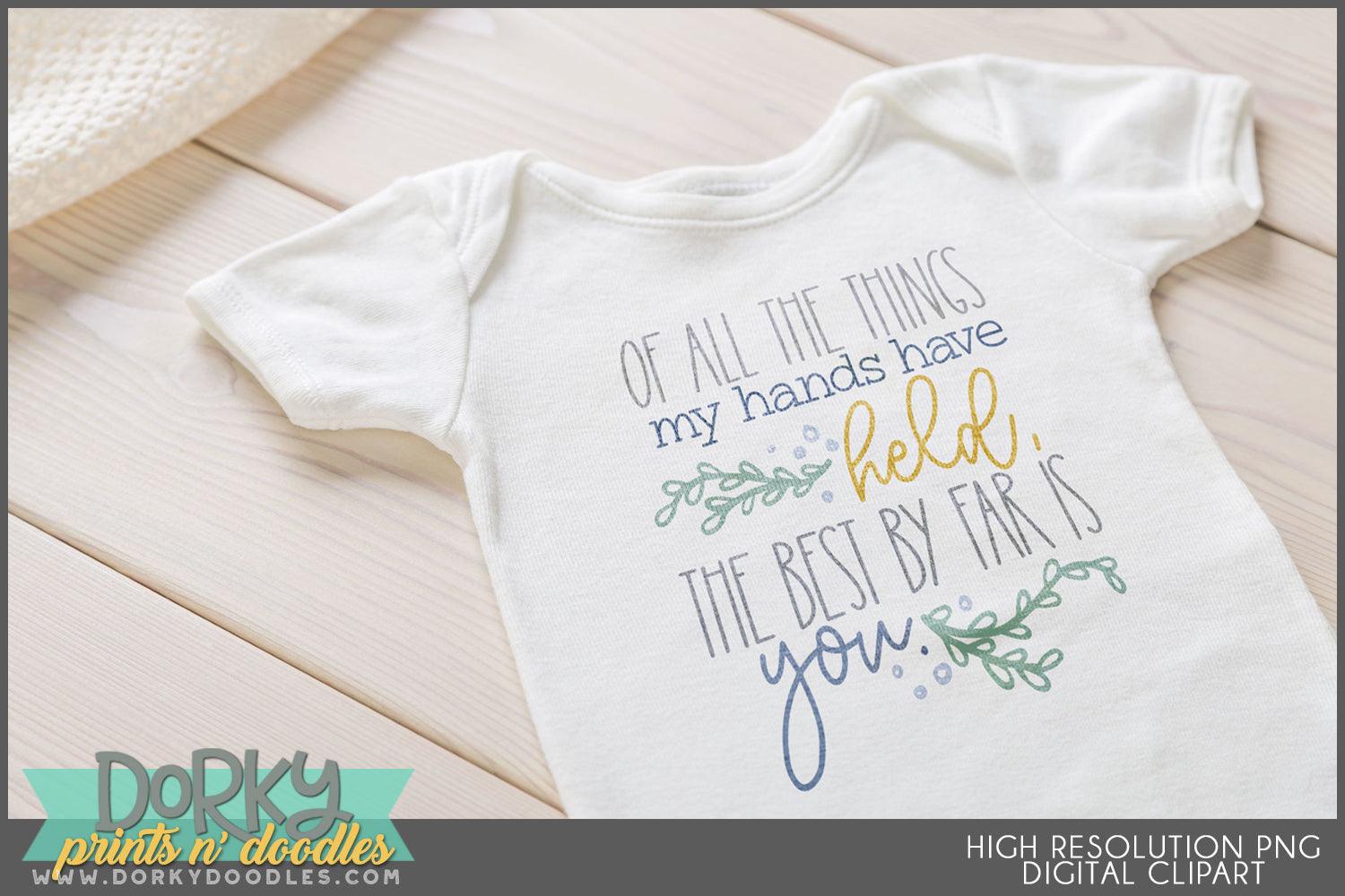 Cute Wordart for Babies Clipart - Dorky Doodles