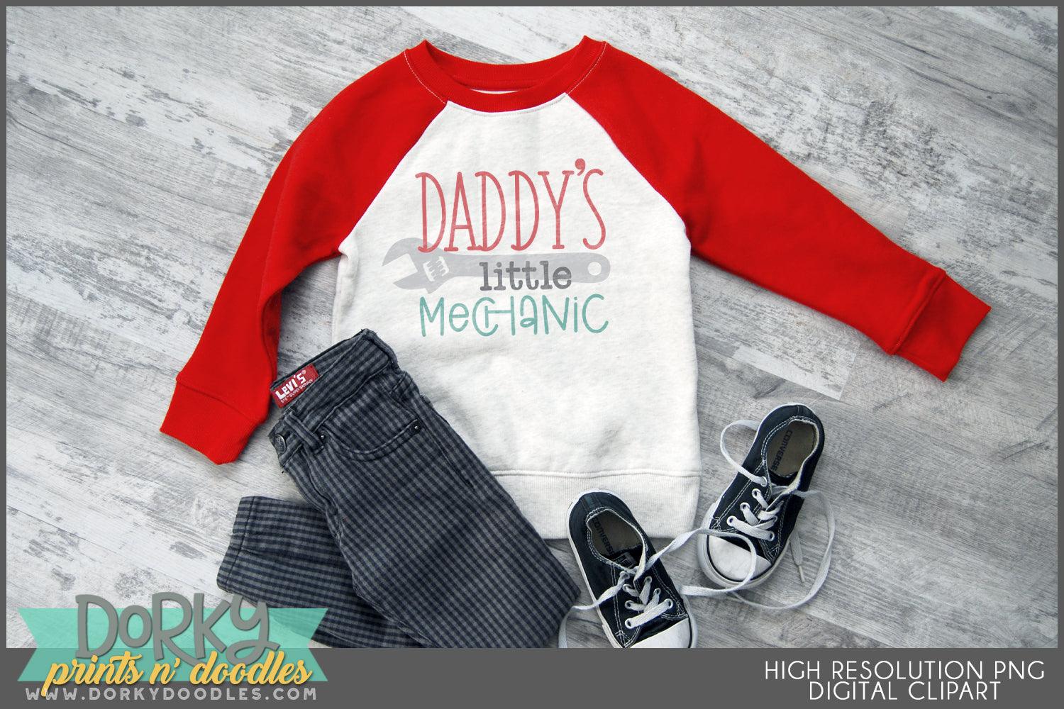 Daddy's Little Sayings Babies Clipart - Dorky Doodles