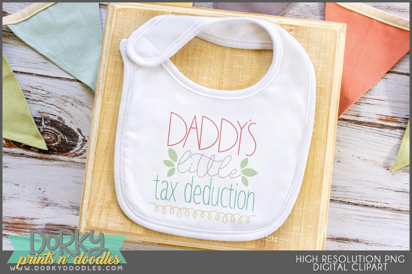Daddy's Little Sayings Babies Clipart - Dorky Doodles