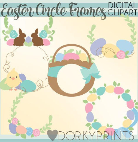Easter Frames Spring Clipart