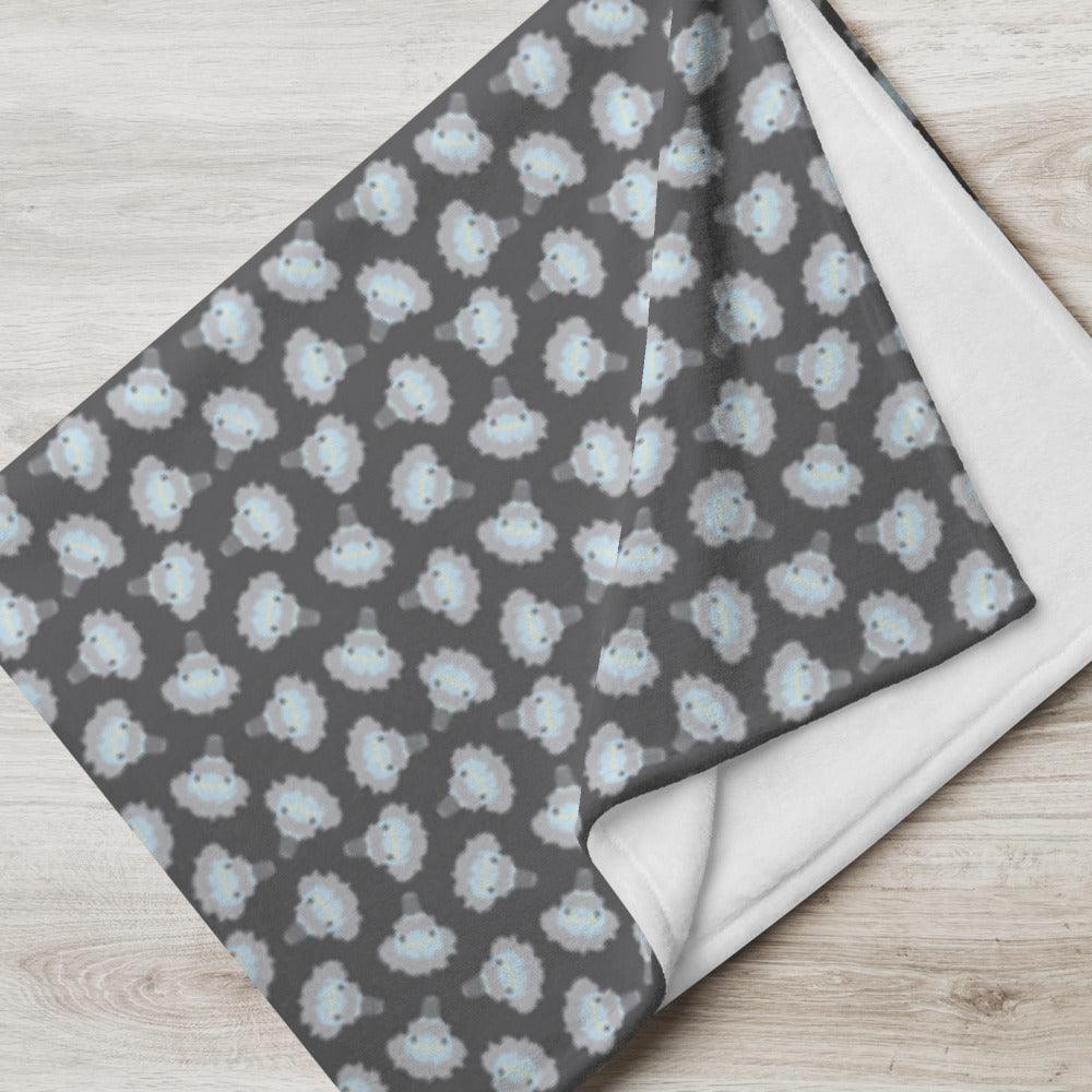 Einstein Light Bulb Throw Blanket