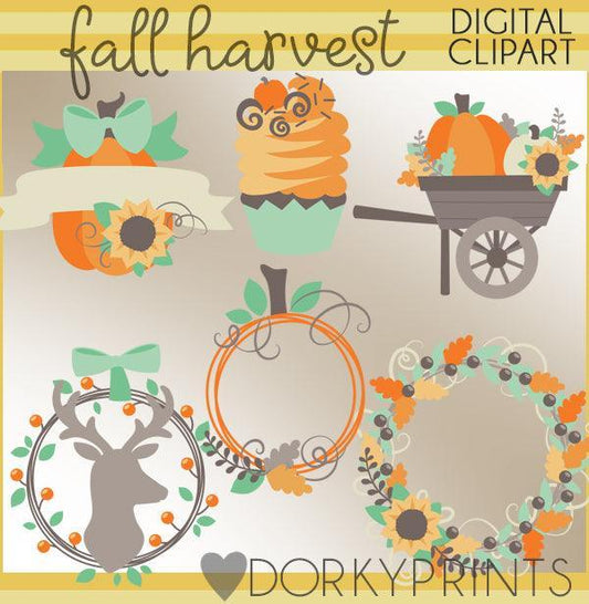 Fall Harvest Thanksgiving Clipart