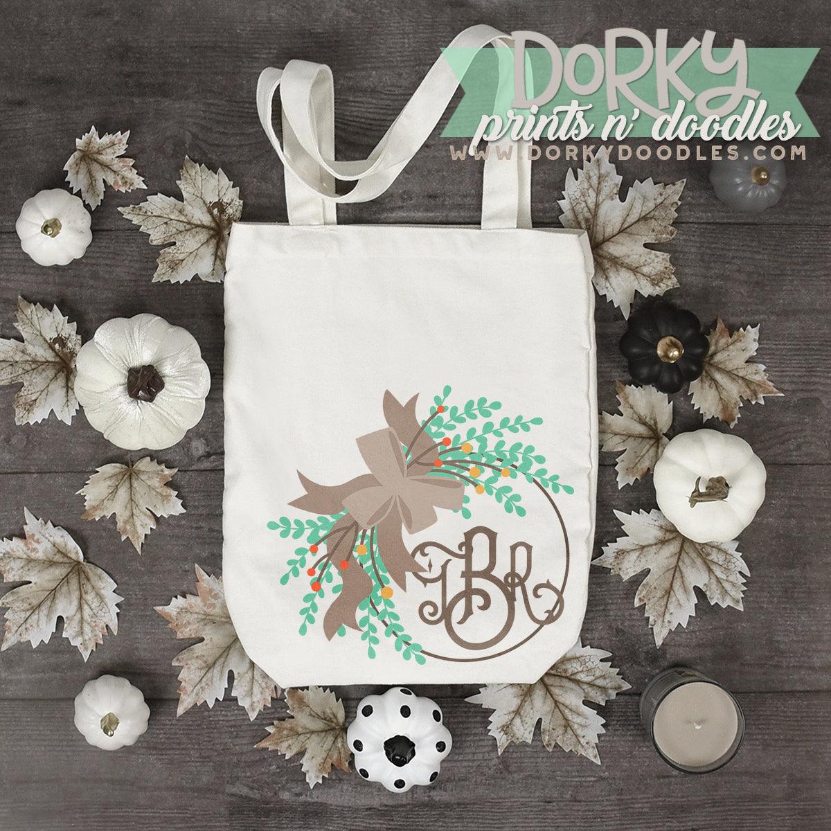 Fall Wreath Thanksgiving Clipart