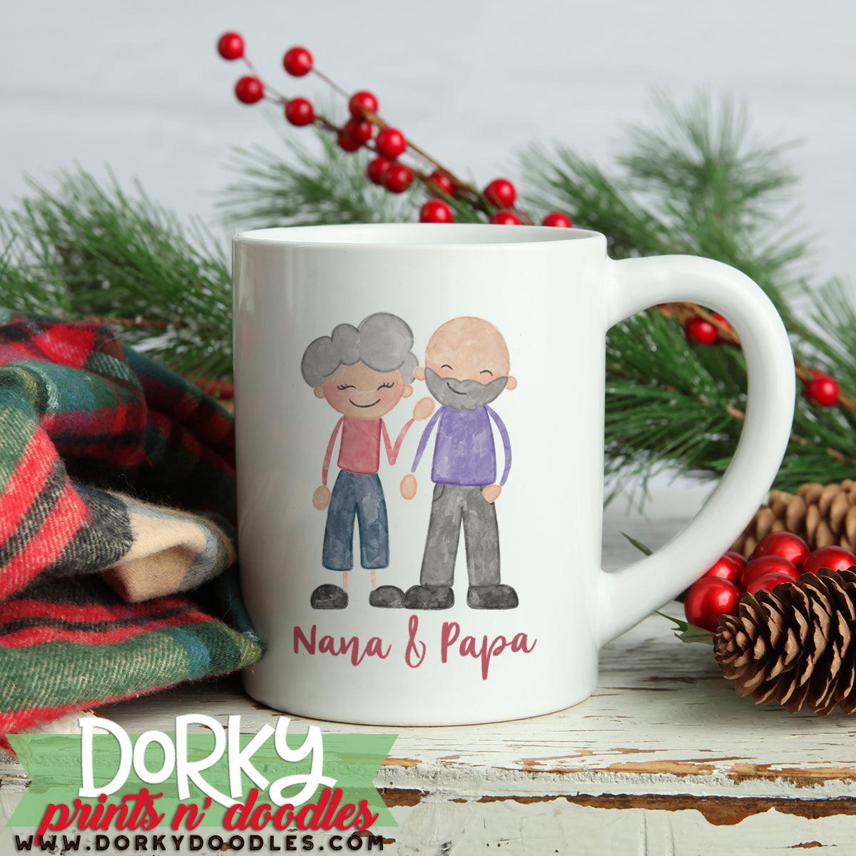 Family Watercolor PNG Alternate Grandmas