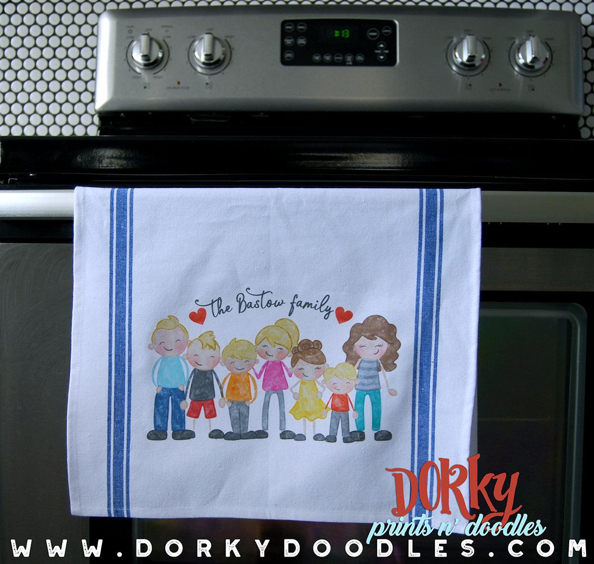Family Watercolor PNG Alternate Teen Boys