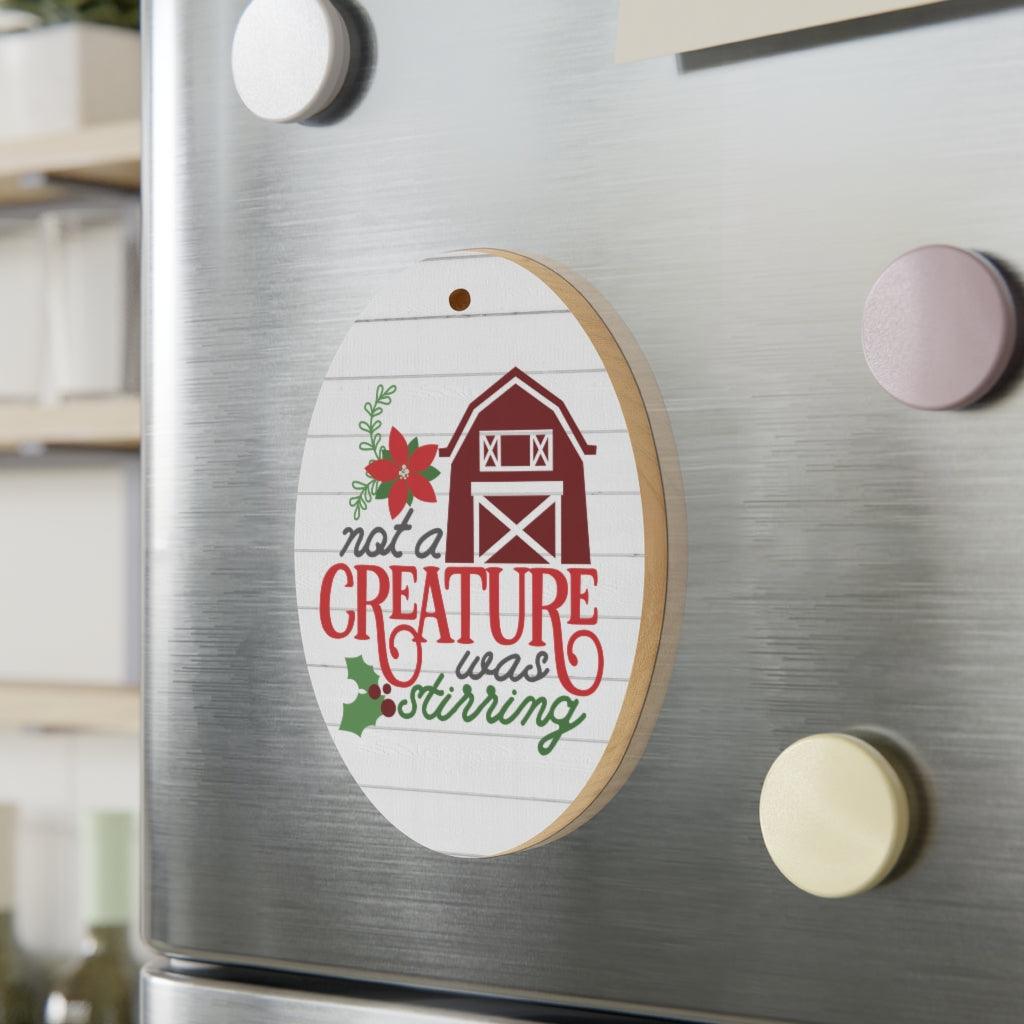 Farmhouse Wooden Christmas Ornament