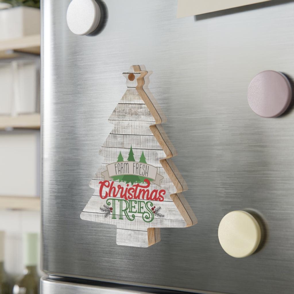 Farmhouse Wooden Christmas Ornament