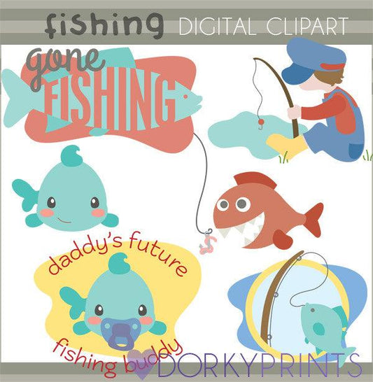Fishing Summer Clipart