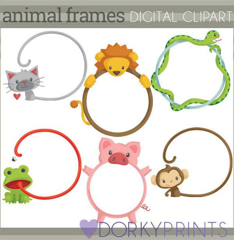 Frames out of Animals Clipart