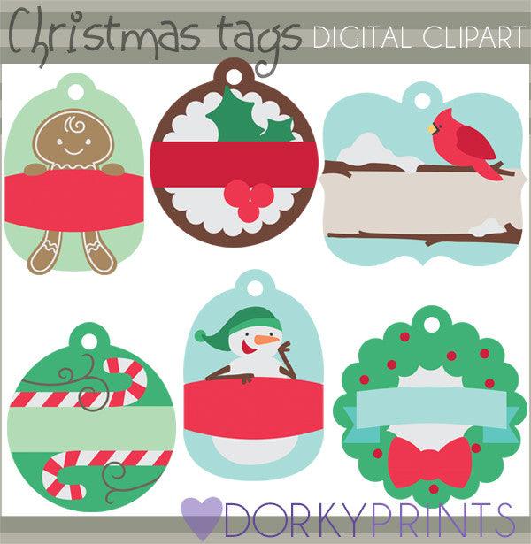 Fun Tags 1 Christmas Clipart