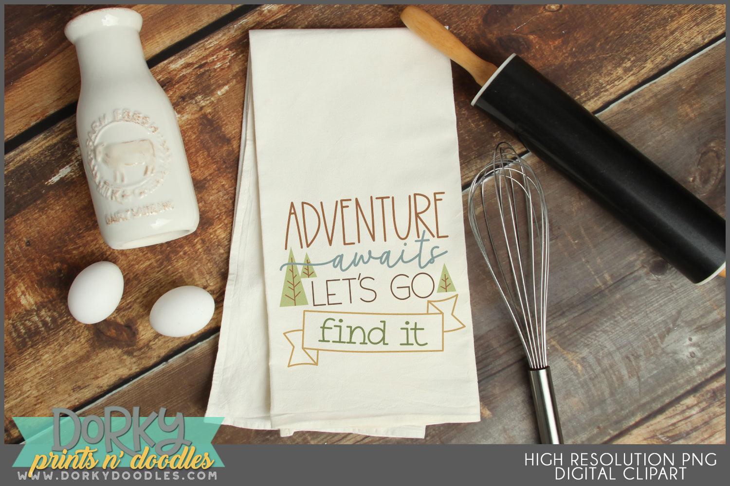 Funny Camping Sayings Clipart - Dorky Doodles