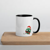 Funny Christmas Mug with Black Inside