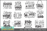 Funny Diet DXF and SVG Cuttable Files - Dorky Doodles