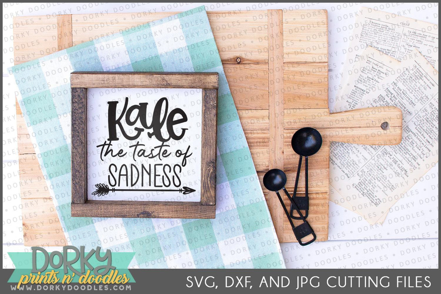 Funny Diet DXF and SVG Cuttable Files - Dorky Doodles