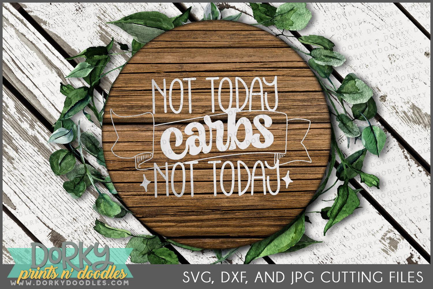 Funny Diet DXF and SVG Cuttable Files - Dorky Doodles