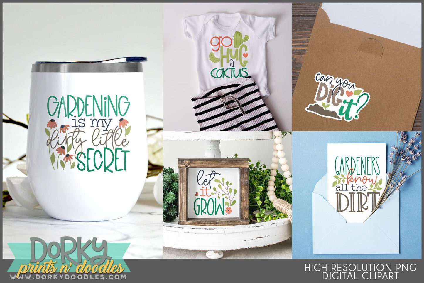 Funny Gardening Clipart