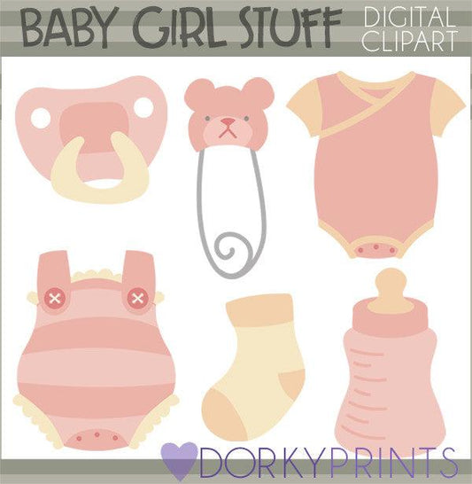 Girl Babies Clipart