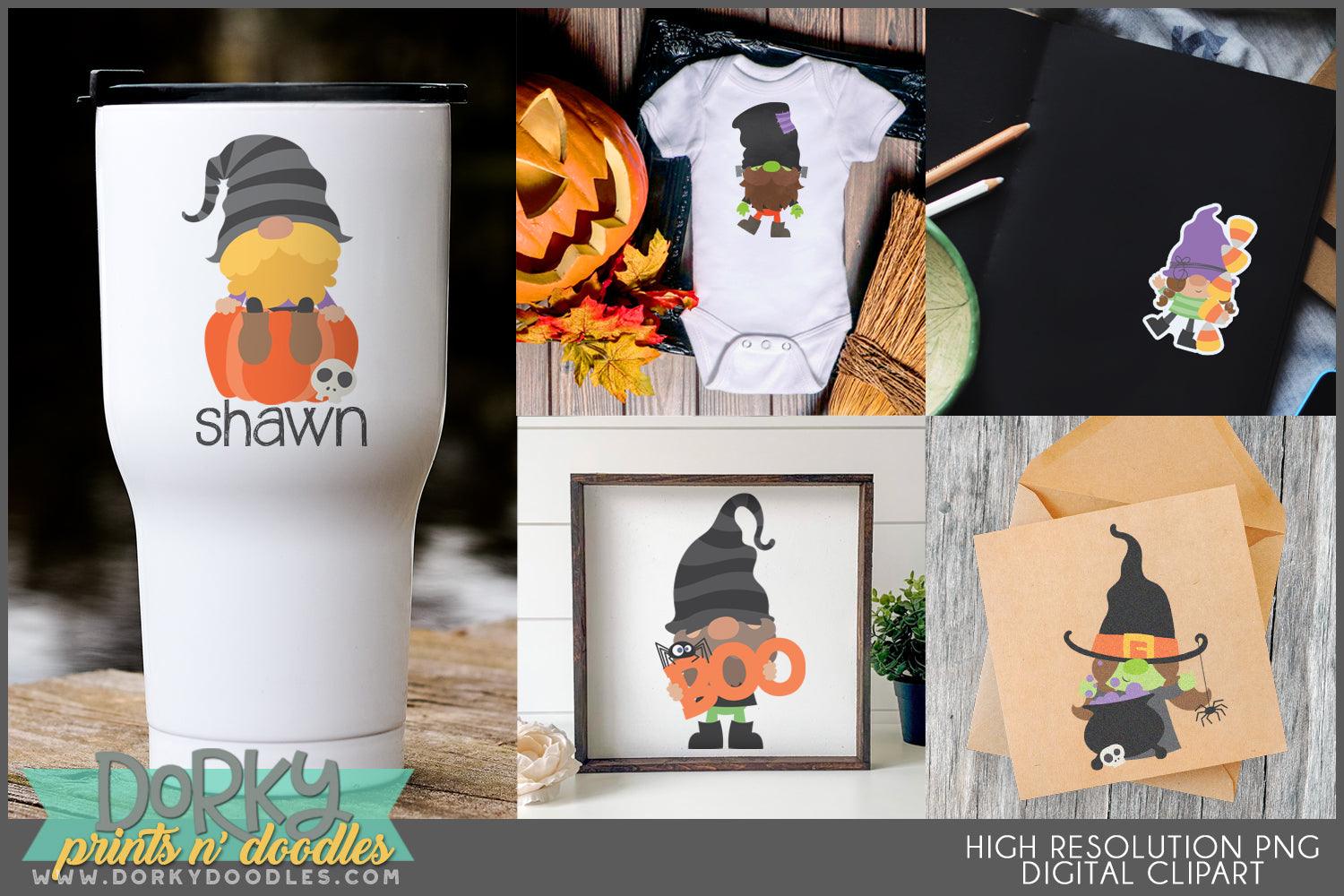 Gnome Halloween Clipart