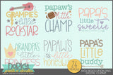 Grandma and Grandpa's Little Sayings Babies Clipart - Dorky Doodles