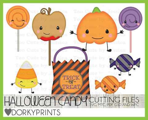 Halloween Candy Cuttable Files