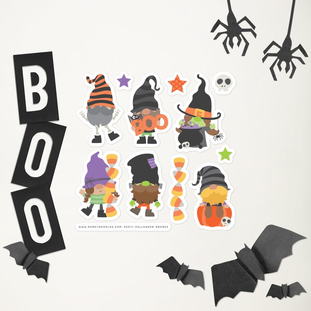 Halloween Gnome Sticker Sheet