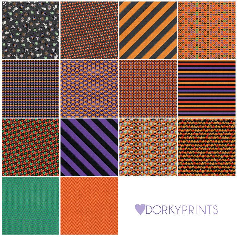 Halloween Monsters Digital Paper Pack