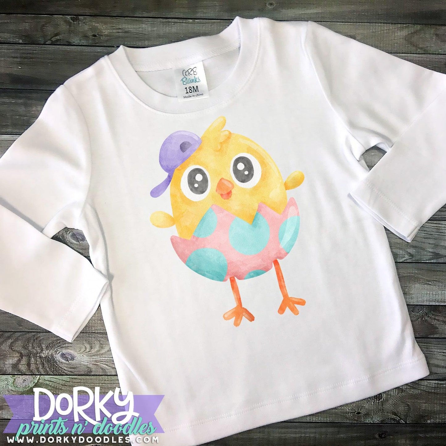Hatching Chick Watercolor PNG