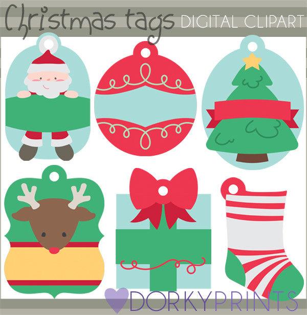 Holiday Tags 2 Christmas Clipart