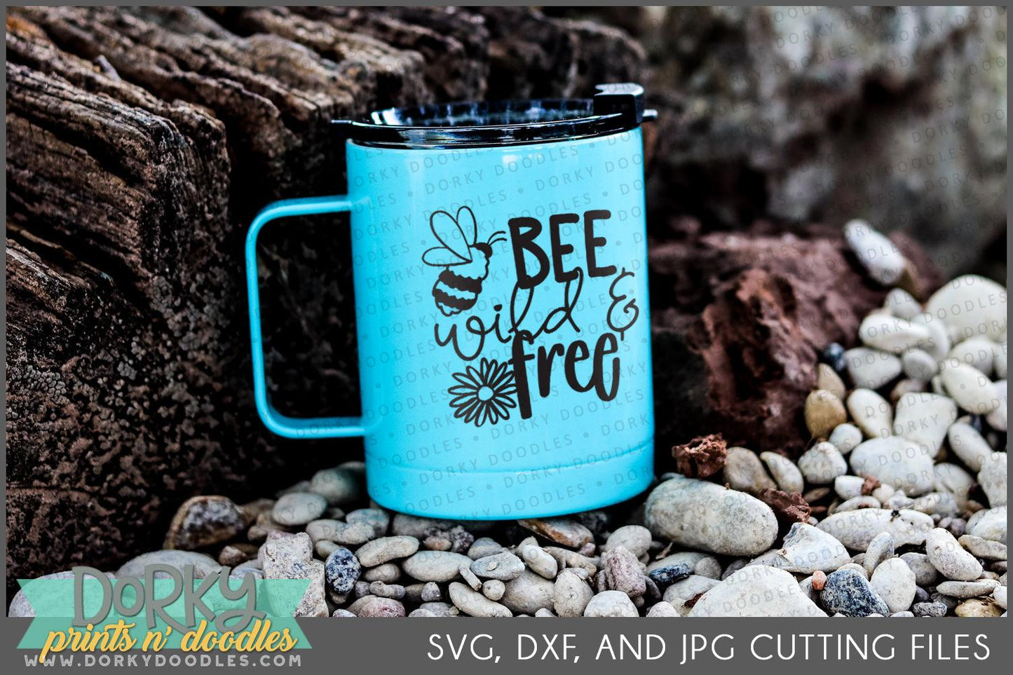 Honey Bee DXF and SVG Cuttable Files - Dorky Doodles