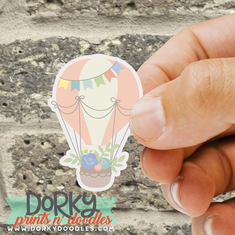 Hot Air Balloon Sticker Sheet