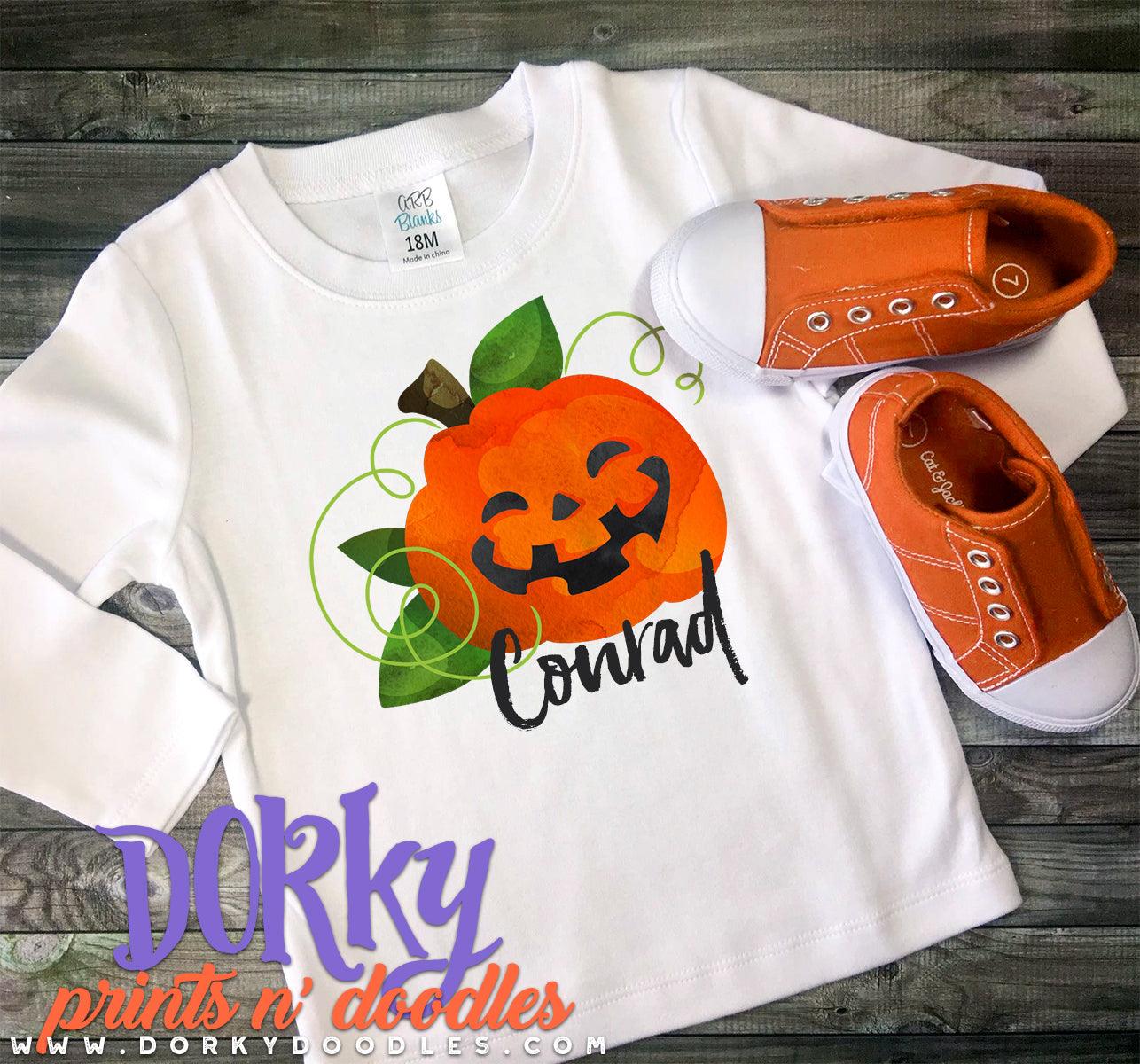 Jack O Lantern Watercolor PNG