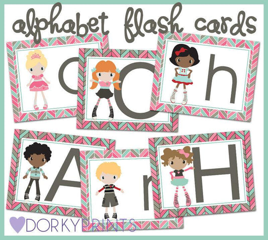 Kids Alphabet Cards Learning Printables