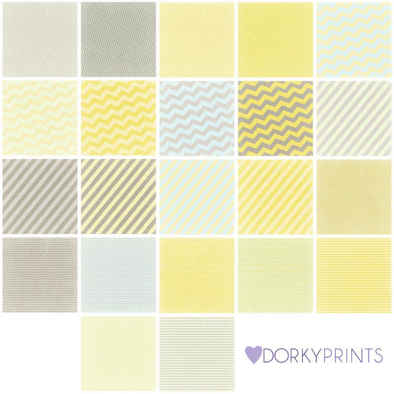 Lemonade Digital Paper Pack