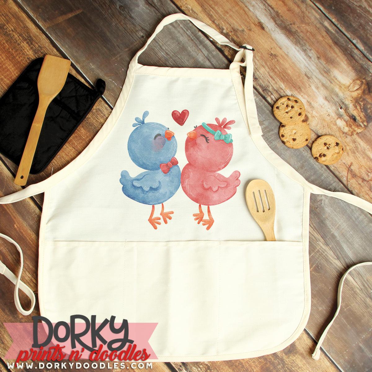 Love Birds Valentine's Day Watercolor PNG