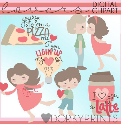 Lovers Valentine Clipart