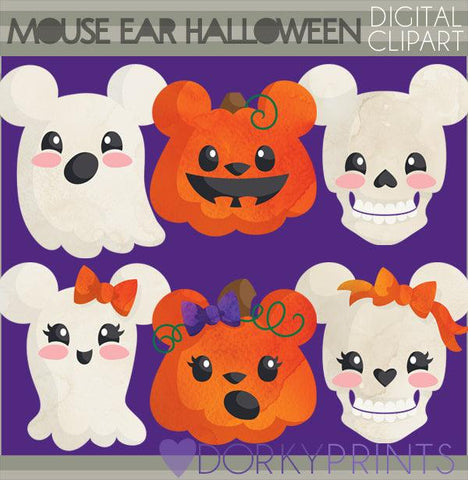 Mouse Ear Halloween Clipart
