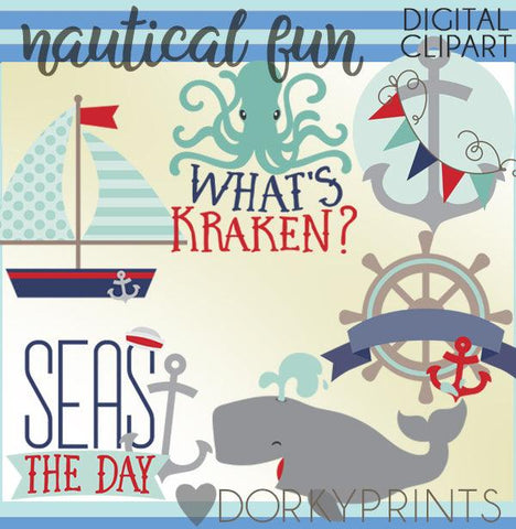 Nautical Fun Summer Clipart