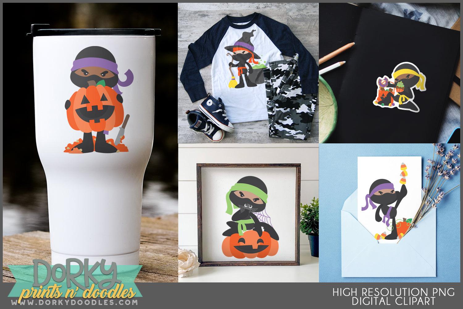 Ninja Halloween Clipart