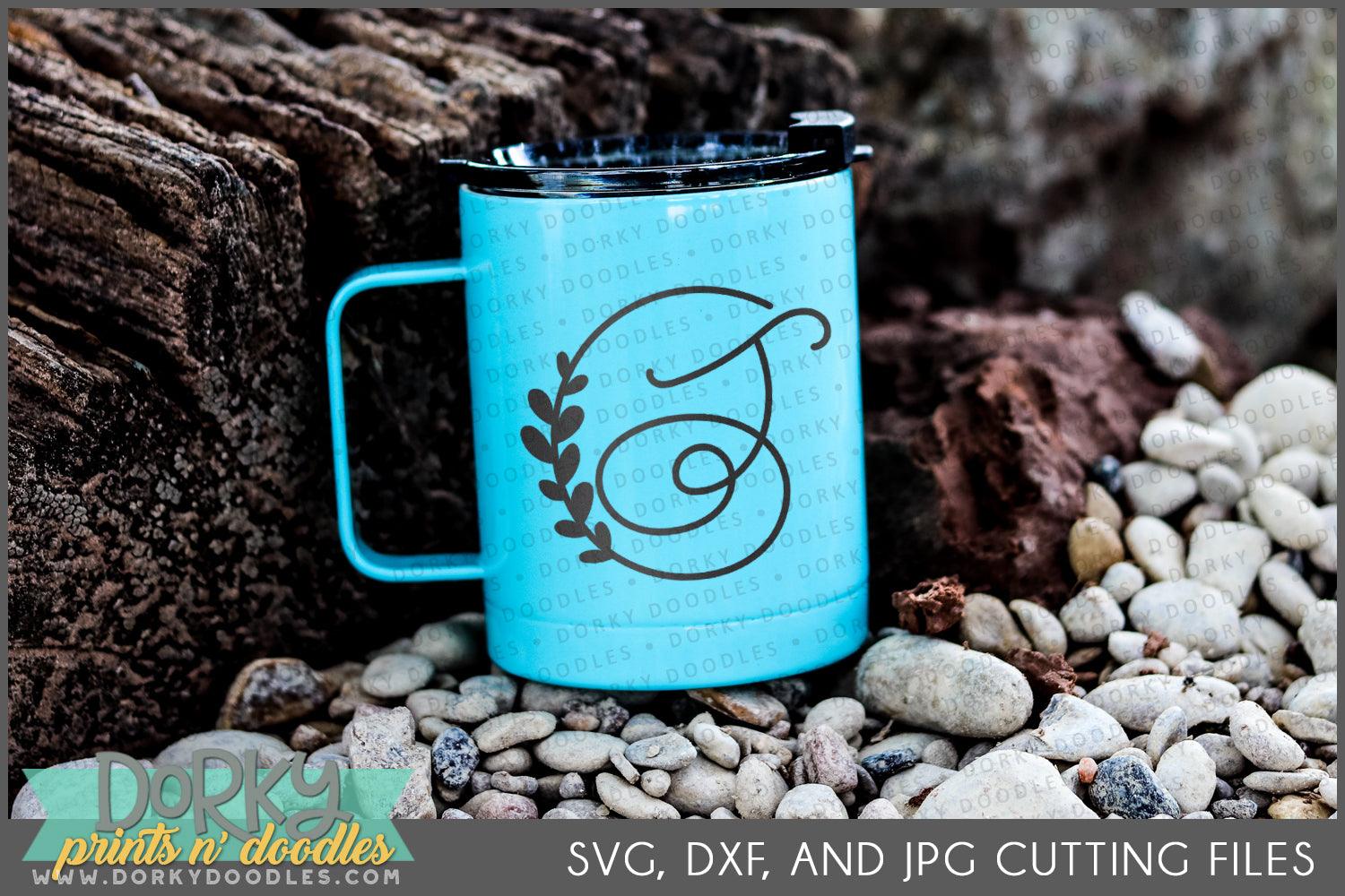 Pretty Font DXF and SVG Cuttable Files - Dorky Doodles