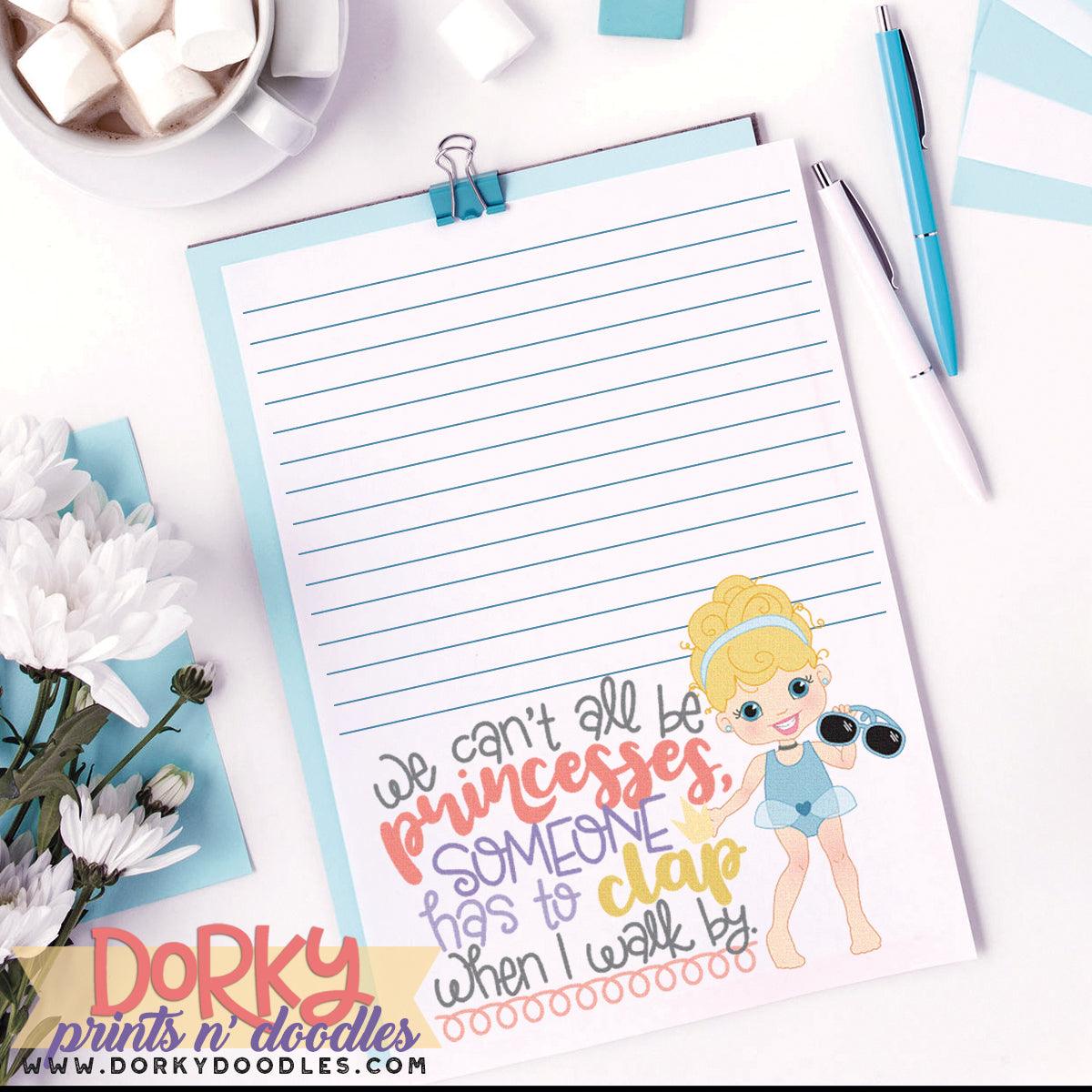 Princess Pool Party Character Clipart