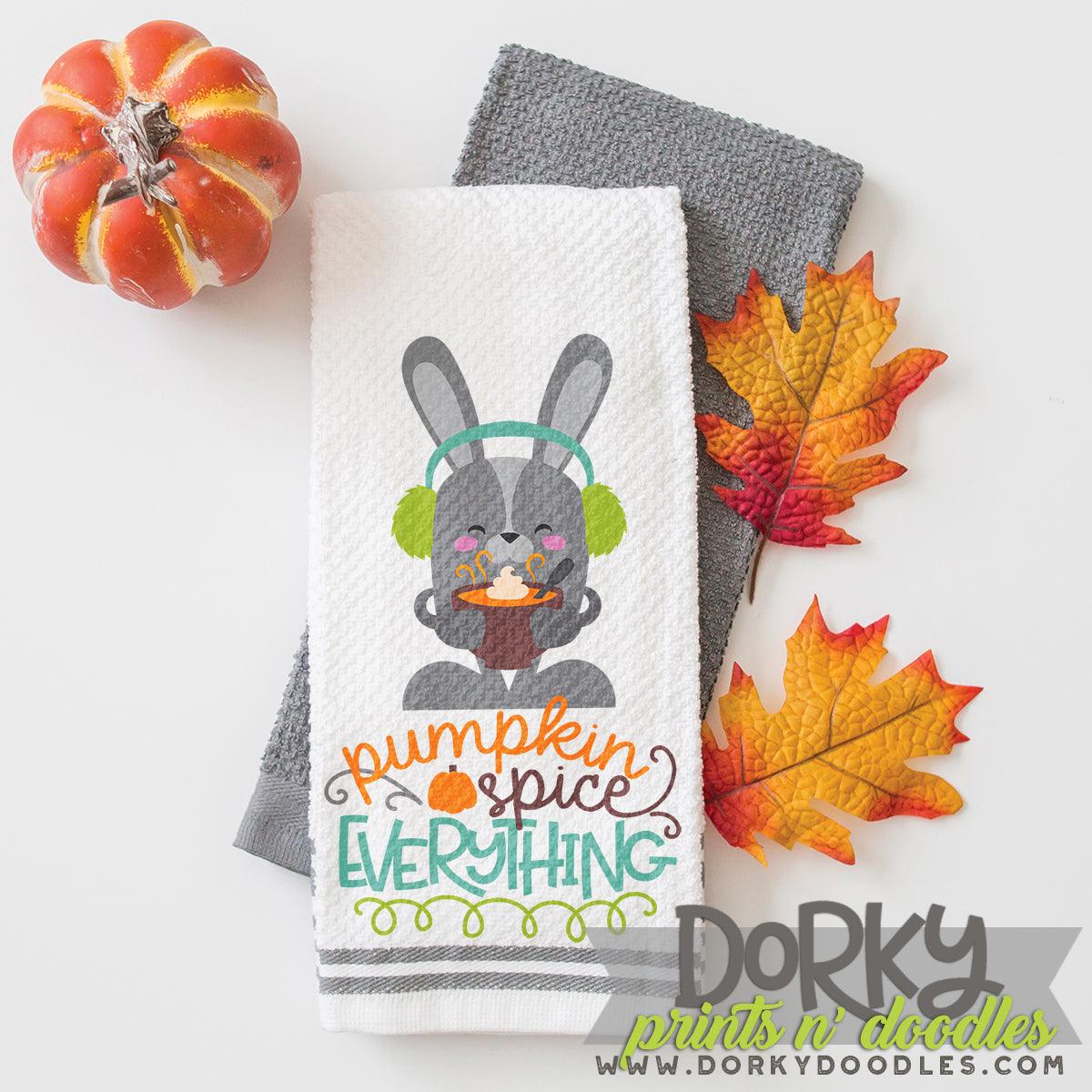 Pumpkin Spice Animals Thanksgiving Clipart