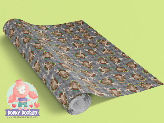 Reindeer Christmas Wrapping Paper
