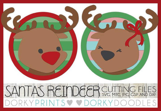 Reindeer Cuttable Files