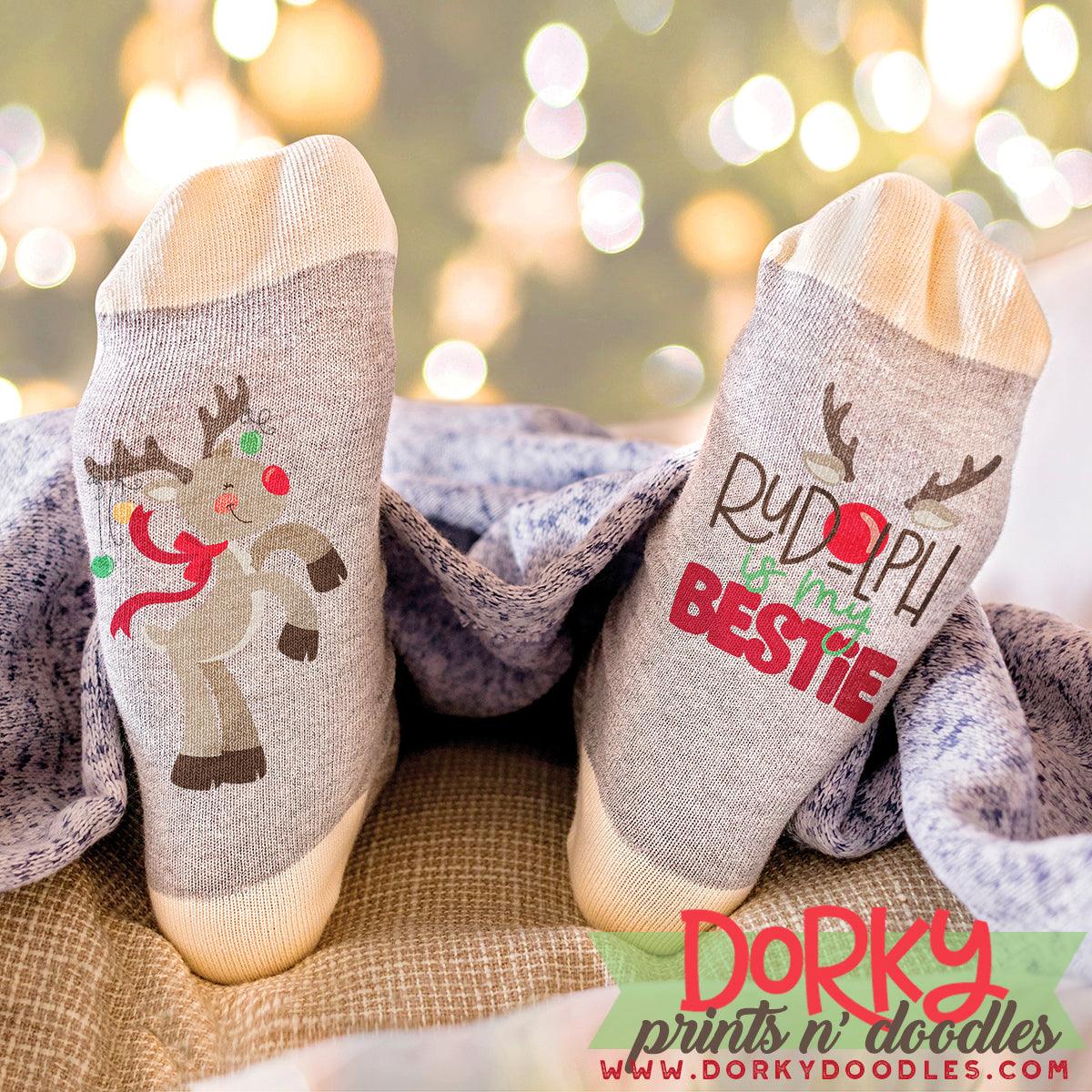 Silly Reindeer Christmas Clipart